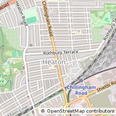 Map of Newcastle Upon Tyne