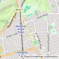 Map of Wallasey