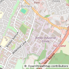 Map of Coventry, Warwickshire