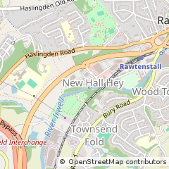 Map of Rossendale, Lancashire