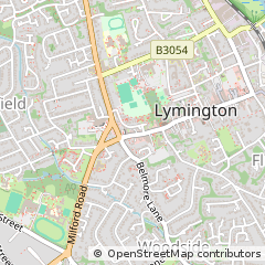 Map of Lymington, Hampshire