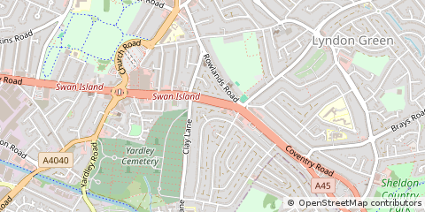 Map of Birmingham