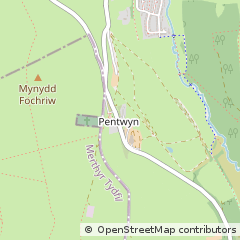 Map of Bargoed, MID Glamorgan