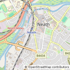 Map of Neath