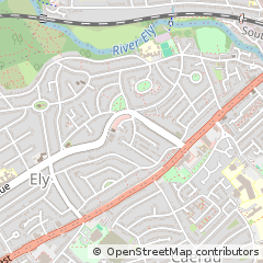 Map of Cardiff