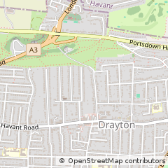 Map of Portsmouth, Hants,