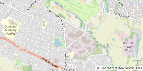Map of Wigan