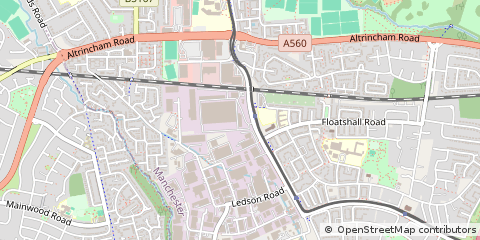Map of Manchester