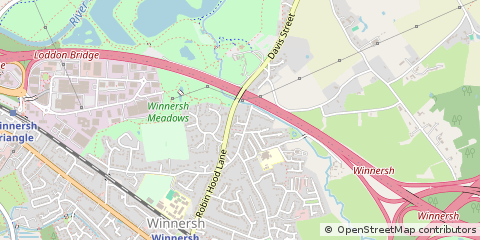 Map of Wokingham
