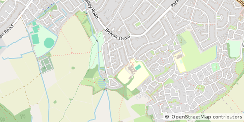 Map of Loughborough, Leicestershire