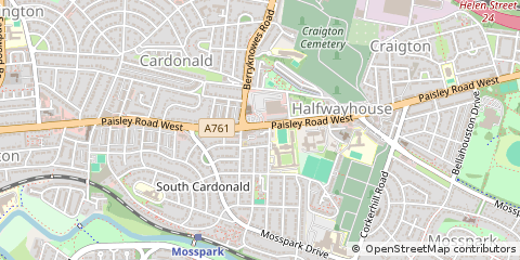 Map of Glasgow