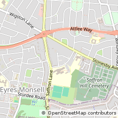 Map of Leicester