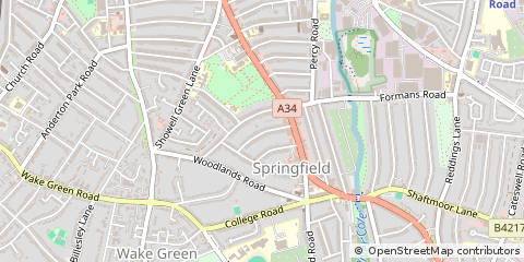 Map of Birmingham