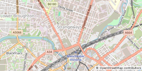 Map of Manchester