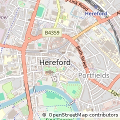 Map of Hereford