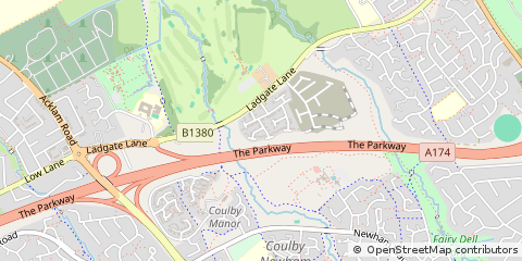Map of Middlesbrough, Cleveland