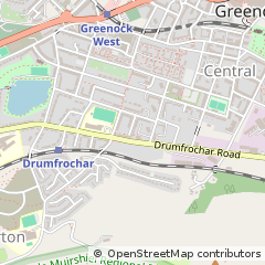 Map of Greenock