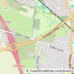 Map of Addlestone