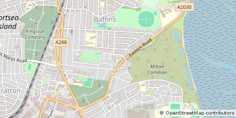 Map of Portsmouth, Hampshire