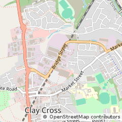 Map of Chesterfield, Derbyshire