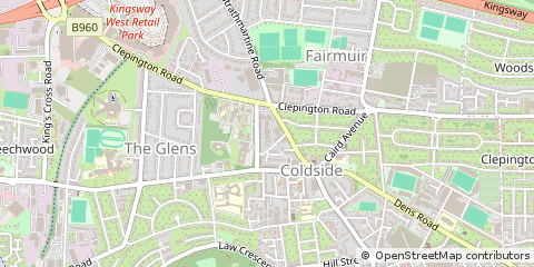 Map of Dundee
