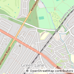 Map of Coventry, West Midlands