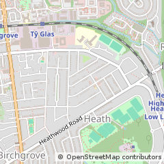 Map of Cardiff