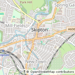 Map of Skipton, North Yorkshire