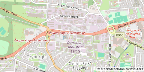 Map of Dundee