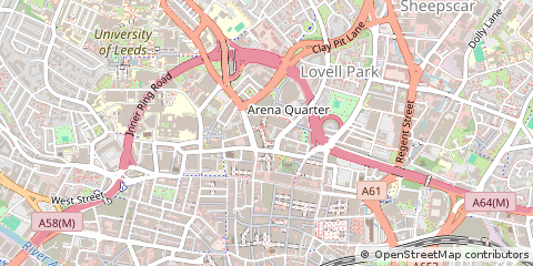 Map of Leeds