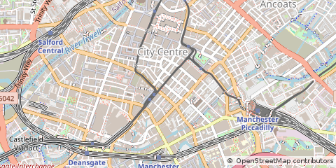 Map of Manchester