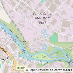 Map of Cross Green Industrial Estate, Leeds West Yorkshire