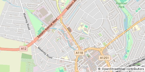 Map of Romford