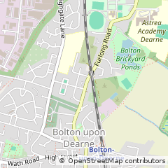 Map of Rotherham, South Yorkshire