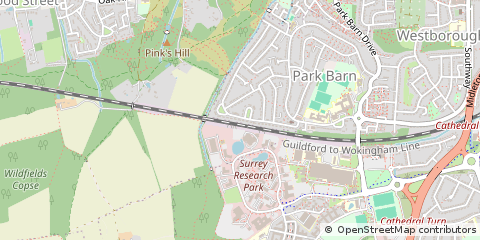Map of Guildford
