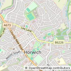 Map of Bolton, Lancashire