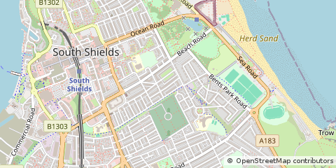 Map of South Shields