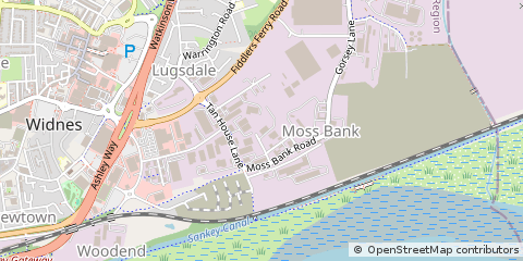 Map of Widnes