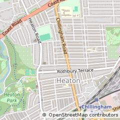 Map of Newcastle Upon Tyne