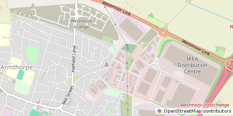 Map of Doncaster