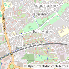 Map of Andover, Hampshire