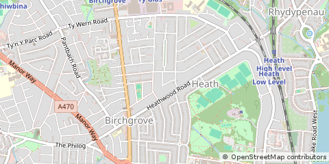 Map of Cardiff