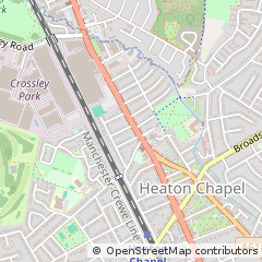 Map of Stockport