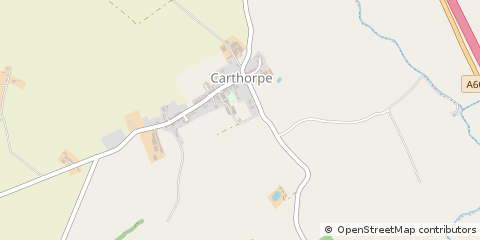 Map of Bedale, North Yorkshire