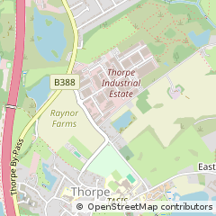 Map of Egham, Surrey