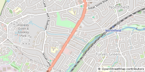 Map of Birmingham, West Midlands