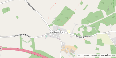 Map of Yattendon, West Berkshire