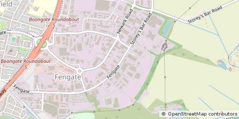 Map of Peterborough
