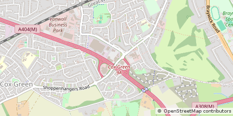 Map of Maidenhead, Berkshire