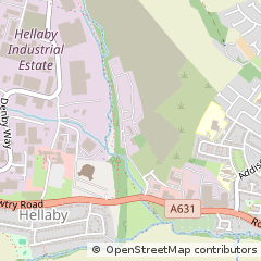 Map of Rotherham